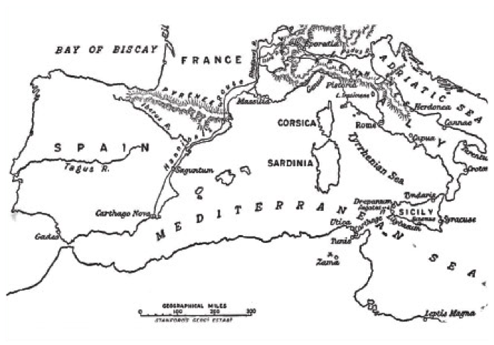 Carte Mer Mediterrannée